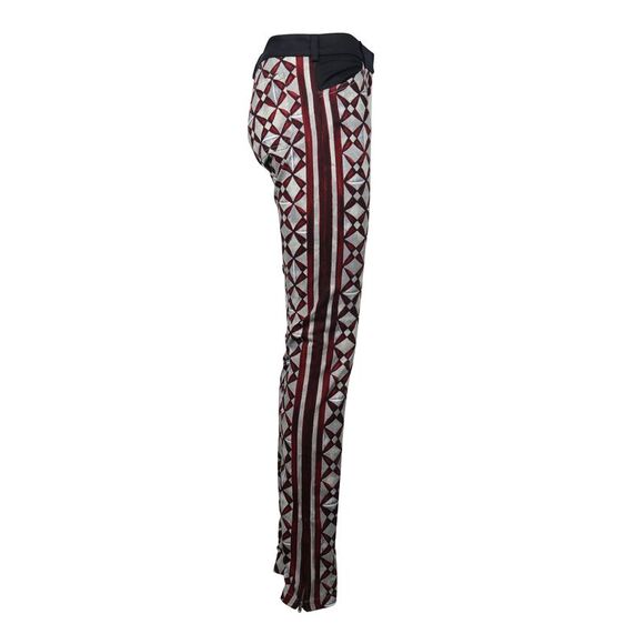 Balenciaga Geometric Printed Pants in Grey Cotton - Picture 2 of 5